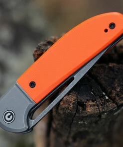 CIVIVI Knives CIVIVI Trailblazer C2018A, 2.97" 14C28N Gray Stonewashed Drop Point Blade, Orange G-10 Handle w/ Gray Stainless Steel Bolster -Buck Knives Sales C2018A.3 19539.1621964157