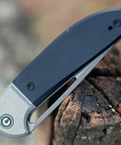 CIVIVI Knives CIVIVI Trailblazer C2018C, 2.97" 14C28N Gray Stonewashed Drop Point Blade, Black G-10 Handle w/ Gray Stainless Steel Bolster -Buck Knives Sales C2018C.3 99850.1621963835