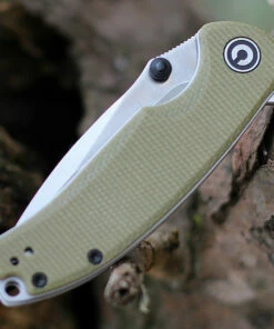 CIVIVI Knives CIVIVI Pintail C2020B, 2.98" CPM S35VN Satin Drop Point Plain Blade, Olive Green Micarta Handles -Buck Knives Sales C2020B.3 64773.1609256603