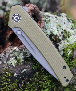 CIVIVI Knives Keen Nadder, C2021C, 3.48" N690 Compound Tanto Blade, Olive Micarta Handles -Buck Knives Sales C2021C.3 93346.1611674799