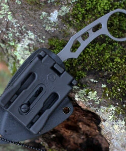 CIVIVI Knives Planck, C2022A, 2.87" D2 Stonewashed Blade and Skeletonized Handle, Kydex Sheath -Buck Knives Sales C2022A 62990.1611677186
