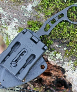 CIVIVI Knives Planck, C2022B, 2.87" D2 Black Stonewashed Blade and Skeletonized Handle, Kydex Sheath -Buck Knives Sales C2022B 19439.1611676605