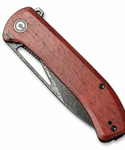 CIVIVI Knives CIVIVI Riffle Flipper Knife C2024DS-2, 3.46" Black Hand Rubbed Damascus Drop Point Blade, Dark Sandalwood Handles -Buck Knives Sales C2024DS 2 Riffle 7 49688.1612477725.1280.1280 87789.1614205298