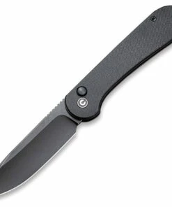CIVIVI Knives CIVIVI Button Lock Elementum - Black G-10 (3.47" Black Stonewashed) C2103A