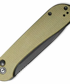 CIVIVI Knives CIVIVI Button Lock Elementum - Olive Green Micarta (3.47"Black Stonewashed) C2103B -Buck Knives Sales C2103B Button Lock Elementum 5 07443.1618257575