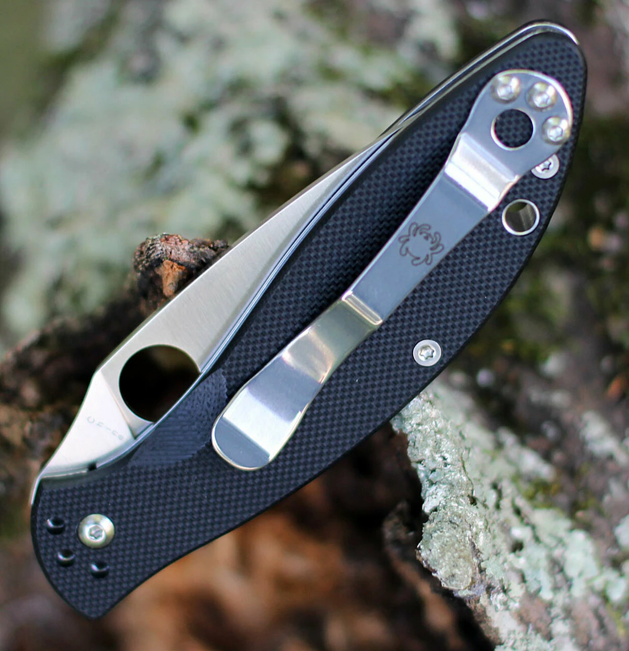 Spyderco Knives Spyderco Astute - Black G10 (3" 8Cr13MoV Satin) C252GP 3 Spyderco Knives Spyderco Astute - Black G10 (3" 8Cr13MoV Satin) C252GP - Image 3