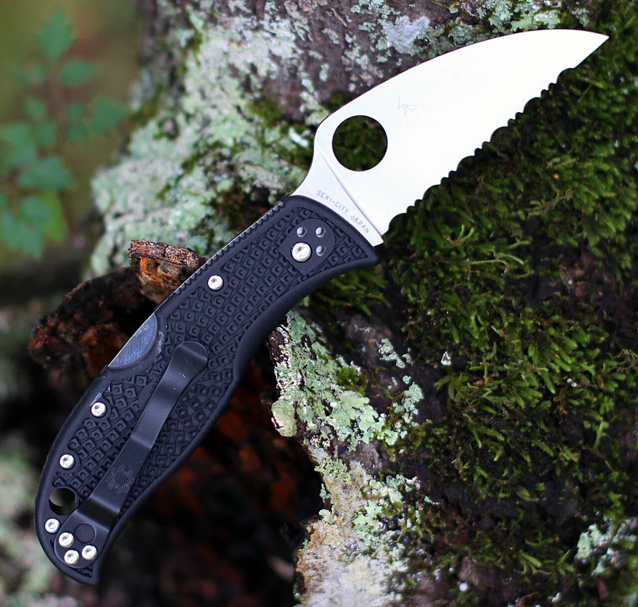 Spyderco Knives Spyderco RockJumper C254SBK, 3.08" VG-10 SpyderEdge Blade, Black FRN Handle 2 Spyderco Knives Spyderco RockJumper C254SBK, 3.08" VG-10 SpyderEdge Blade, Black FRN Handle - Image 2