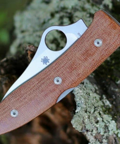 Spyderco Knives Spyderco SpyOpera - Brown Canvas Micarta (2.9" M390 Satin) C255CMP 6 Spyderco Knives Spyderco SpyOpera - Brown Canvas Micarta (2.9" M390 Satin) C255CMP -Buck Knives Sales C255CMP.3 42049.1596825160