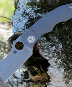 Spyderco Knives Spyderco Stovepipe - Titanium (2.8" CPM 20CV SW) C260TIP