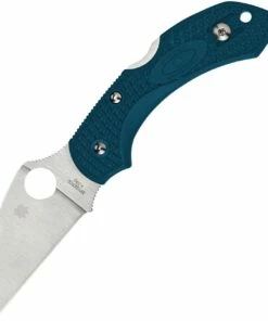 Spyderco Knives Spyderco Dragonfly 2, 2.28" Wharncliffe K390 Satin Plain Blade, Blue FRN Handle