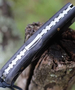 Castillo Knives Muralla Folding Lockback, C2TBM, 3.5" Sandvik 14C28N Plain Blade, Twilight Blue Micarta Handle -Buck Knives Sales C2TBM.2 78136.1636049741