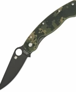 Spyderco Knives Spyderco C36GPCMOBK Military, 4" CPMS30V Black Blade, G-10 Camo Handle