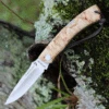 Castillo Knives Torre Lockback Folding, C3CUB, 3" Sandvik 14C28N Blade, Curly Birch Handles