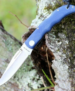 Castillo Knives Castillo Tagus - River Blue Micarta (3.6" 14C28N Satin) C5RBM