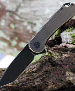 CIVIVI Knives CIVIVI Elementum - Black Brass (2.96" D2 Tanto) - C907T-A