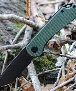 CIVIVI Knives CIVIVI Elementum - Green Micarta (2.96" D2 Black SW Tanto) C907T-E