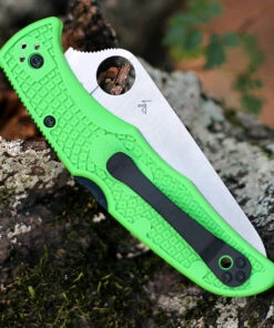 Spyderco Knives Spyderco Pacific Salt 2 C91FPGR2, 3.78" LC200N Satin Plain Blade, Green FRN Handle 6 Spyderco Knives Spyderco Pacific Salt 2 C91FPGR2, 3.78" LC200N Satin Plain Blade, Green FRN Handle -Buck Knives Sales C91FPGR2.2 97522.1602864816