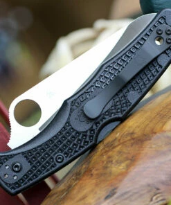 Spyderco Knives Spyderco Pacific Salt 2 C91PBK2, 3.78" H1 Steel Satin Plain Blade, Black FRN Handle 6 Spyderco Knives Spyderco Pacific Salt 2 C91PBK2, 3.78" H1 Steel Satin Plain Blade, Black FRN Handle -Buck Knives Sales C91PBK2.3 83858.1581624410