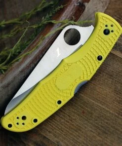Spyderco Knives Spyderco Pacific Salt 2 C91SYL2, 3.78" H-1 Steel Satin Serrated Blade, Yellow FRN Handle 6 Spyderco Knives Spyderco Pacific Salt 2 C91SYL2, 3.78" H-1 Steel Satin Serrated Blade, Yellow FRN Handle -Buck Knives Sales C91PYL2.3 69087.1589489092.1280.1280 19099.1589489275
