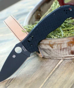 Spyderco Knives Spyderco C95GPBBK2 Manix 2 XL, 3.85" S30V Black Plain Edge, Black G10 Handle