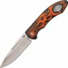 Tec X by Case 52119 TF-1 Harley Davidson Linerlock, Orange (T0124.5OR)