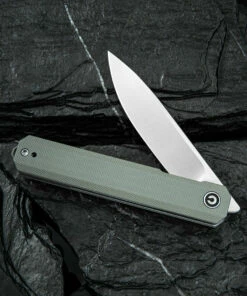 CIVIVI Knives CIVIVI Exarch C2003A, 3.22" D2 Satin Drop Point Plain Blade, Gray G-10 Handles -Buck Knives Sales CIVC2003A.2 47459.1587567701