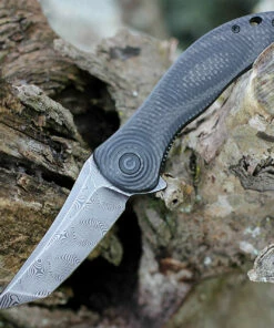 CIVIVI Knives CIVIVI Synergy3 - Blk G10 / CF (3.2" Blk Damascus Tanto) C20075B-DS1