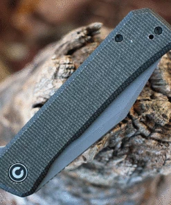 CIVIVI Knives CIVIVI Relic Flipper w/Tweezers - Green Micarta (3.5" SW Nitro-V) C20077B-3 -Buck Knives Sales CIVC20077B3.2 38015.1635793749