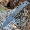 CIVIVI Knives CIVIVI Relic Flipper w/Tweezers - Green Micarta (3.5" Damascus) C20077B-DS1
