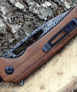 CIVIVI Knives CIVIVI Odium C2010DS-1, 2.65" Damascus Drop Point Blade, Cuibourtia Wood Handles 7 CIVIVI Knives CIVIVI Odium C2010DS-1, 2.65" Damascus Drop Point Blade, Cuibourtia Wood Handles -Buck Knives Sales CIVC2010DS1.4 80110.1618515252