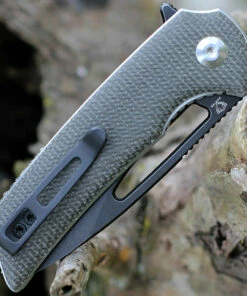 CIVIVI Knives CIVIVI Odium Flipper - Dark Green Micarta (2.6" Blk SW D2) C2010G -Buck Knives Sales CIVC2010G.2 41378.1641416307