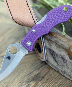 Spyderco Knives Spyderco Ladybug Lightweight, CLPRP3, Purple FRN, Plain Edge