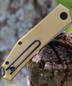 GiantMouse ACE Clyde (3" M390 Satin) Brass -Buck Knives Sales CLYDE BRASS.1 73275.1631122928