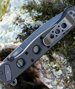 CRKT Carson Deadbolt Spear- Blk Alum. (3.50" D2 Blk) M16-03DB -Buck Knives Sales CR03DB.2 29197.1643729483