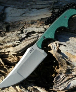 CRKT Minimalist Katana - Green Polymer (3.5" 8Cr13MoV Bead Blast) 2394