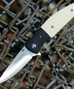 CRKT Kommer Curfew - IWhite Alum. (3.12" 8Cr13MoV Satin) 2867