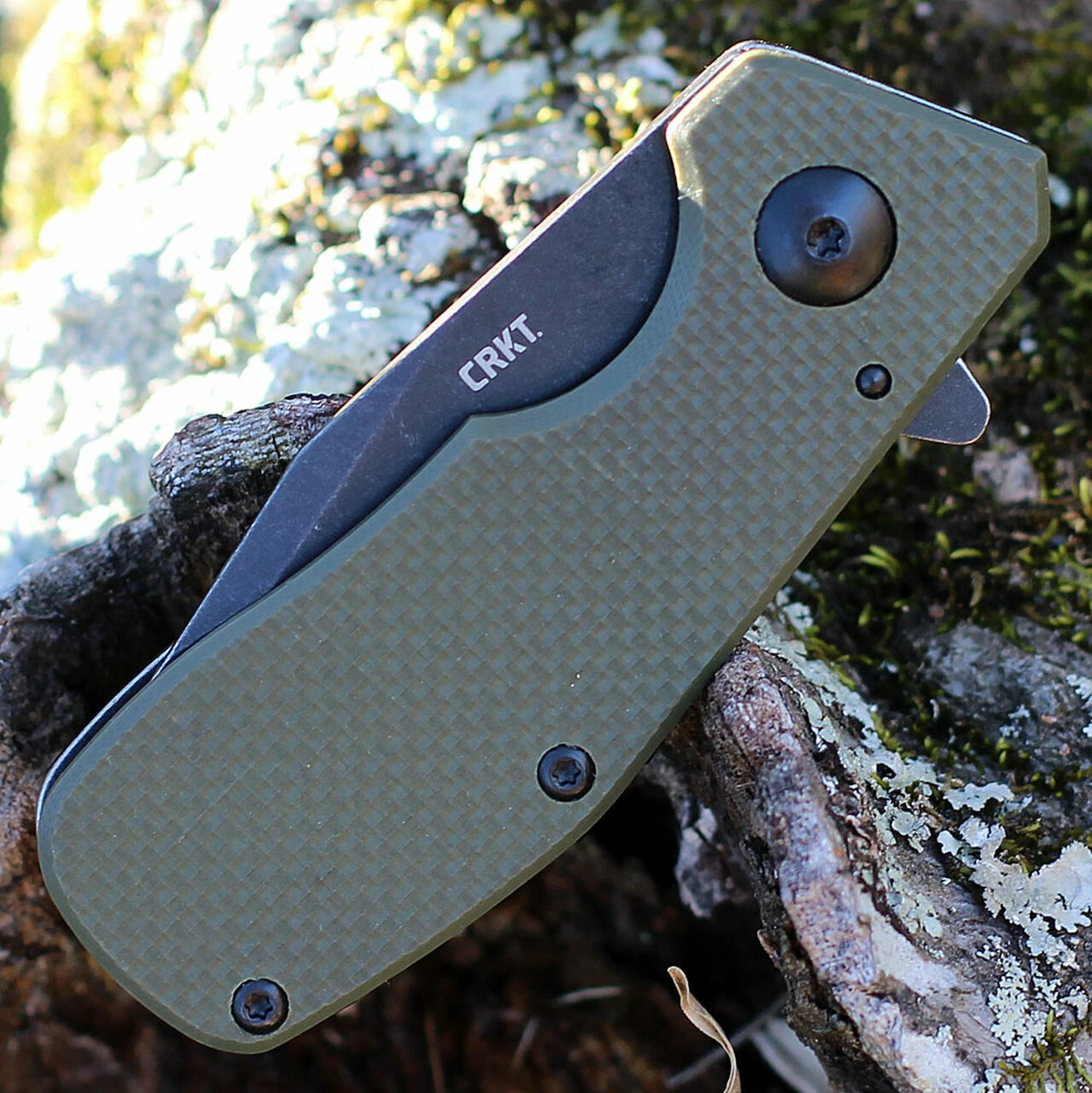 CRKT Razelcliffe - OD Green G10/SS (2.0" SS Blk) 4021OD 3 CRKT Razelcliffe - OD Green G10/SS (2.0" SS Blk) 4021OD - Image 3