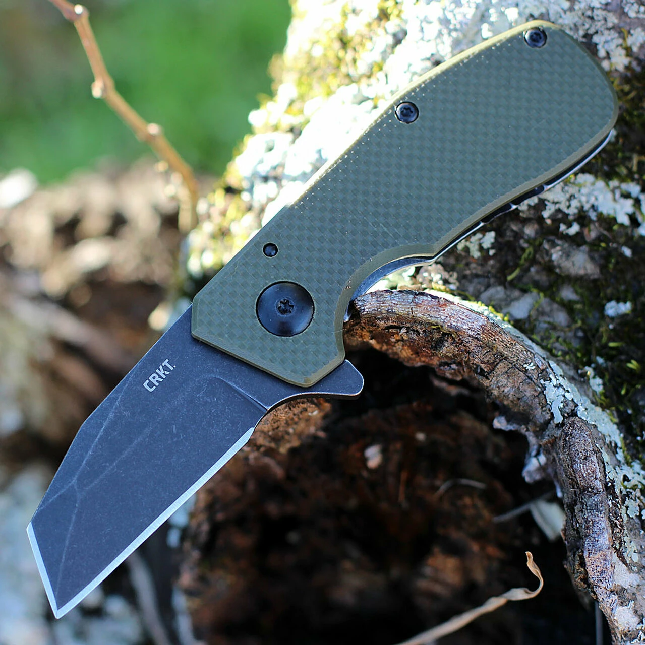 CRKT Razelcliffe - OD Green G10/SS (2.0" SS Blk) 4021OD 1 CRKT Razelcliffe - OD Green G10/SS (2.0" SS Blk) 4021OD