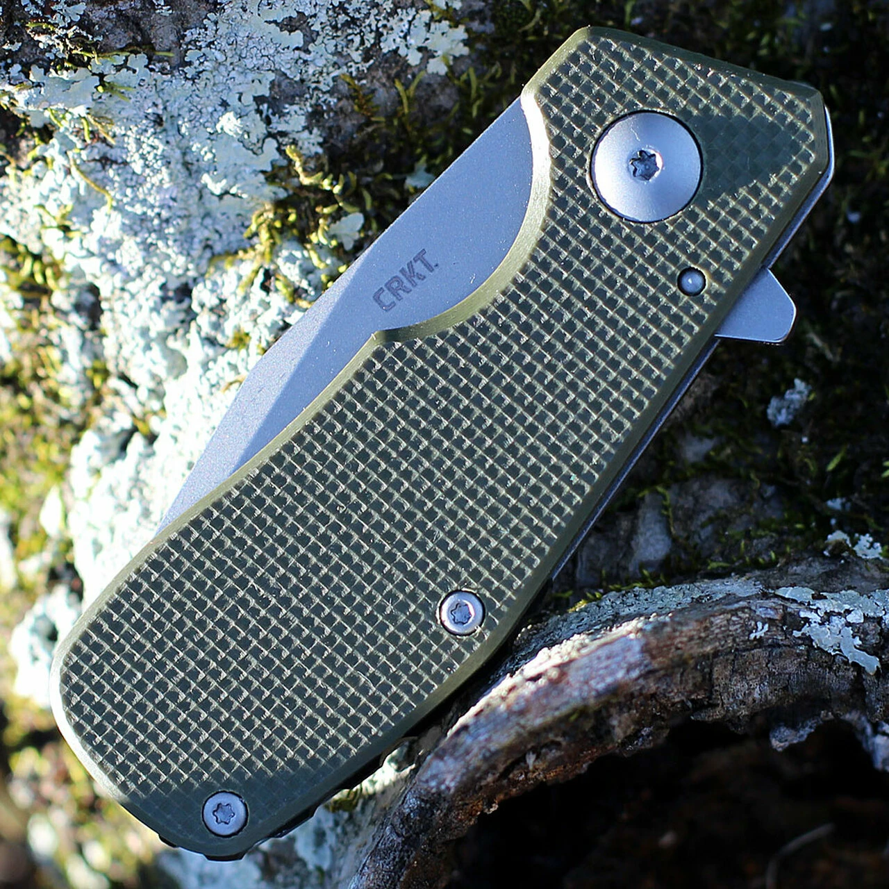 CRKT Razelcliffe - OD Green G10/SS (2.0" SS Satin) 4021ODS 3 CRKT Razelcliffe - OD Green G10/SS (2.0" SS Satin) 4021ODS - Image 3