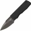 CRKT Journeyer 8Cr12MoV SS Black Stonewash Drop Point, Designed by Liong Mah