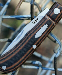 CRKT Rogers Venandi Slip Joint - Blk / Brown G10 (3.12" 8Cr13MoV) 7100 -Buck Knives Sales CR7100.2 97514.1643640176