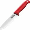 Cold Steel Tim Wells Scalper Slock Master CS-20VSTW, 6.5" 4116 SS Plain Blade, Red Long Kray-Ex Handle