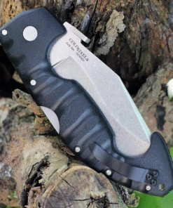 Cold Steel Spartan 21ST, 4.50" AUS-10A Stonewashed Plain Blade, Black Griv-Ex Handles -Buck Knives Sales CS21ST.2 10295.1625084847