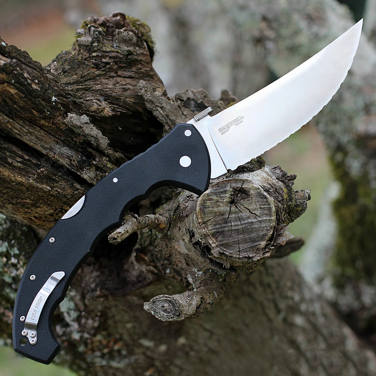 Cold Steel Talwar - Blk G10 (5.5" S35VN Serrated) 21TBXS 2 Cold Steel Talwar - Blk G10 (5.5" S35VN Serrated) 21TBXS - Image 2