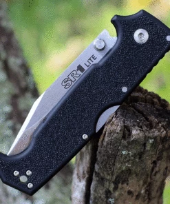 Cold Steel SR1 Lite Black Griv-Ex (4" Satin Clip Point) 62K1 -Buck Knives Sales CS62K1.3 13322.1632238942