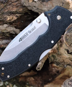 Cold Steel 4-Max Scout Black Griv-Ex (4" AUS-10 SW) 62RQ -Buck Knives Sales CS62RQ 11903.1631118289