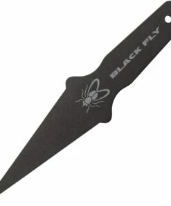 Cold Steel Black Fly Throwing Knife (8" Carbon Spring Steel Blk Spike) 80STMA
