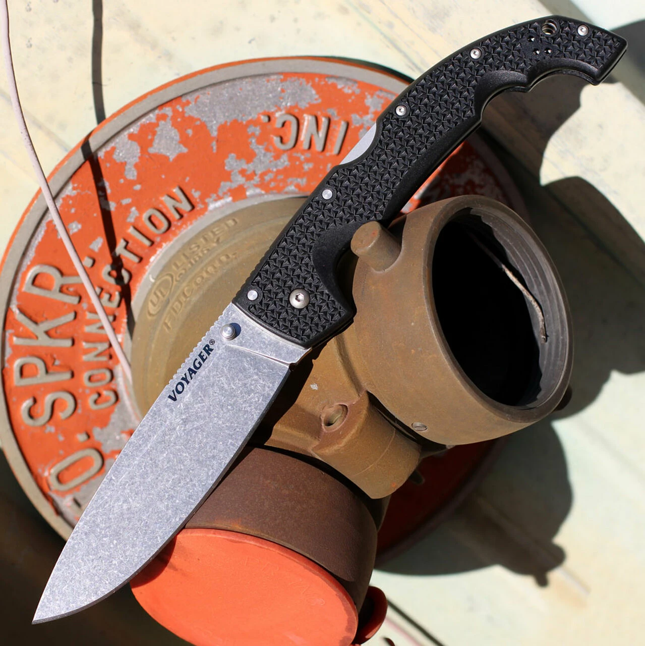 Cold Steel XL Voyager - Black Griv-Ex (5.5" AUS10A) CS-29AXB 1 Cold Steel XL Voyager - Black Griv-Ex (5.5" AUS10A) CS-29AXB