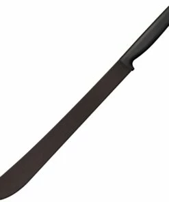 Cold Steel Two Handed Latin Machete 97TM21S, 21" 1055 Carbon Black Matte Plain Edge, Black Polypropylene Handle w/Black Cor-Ex Sheath