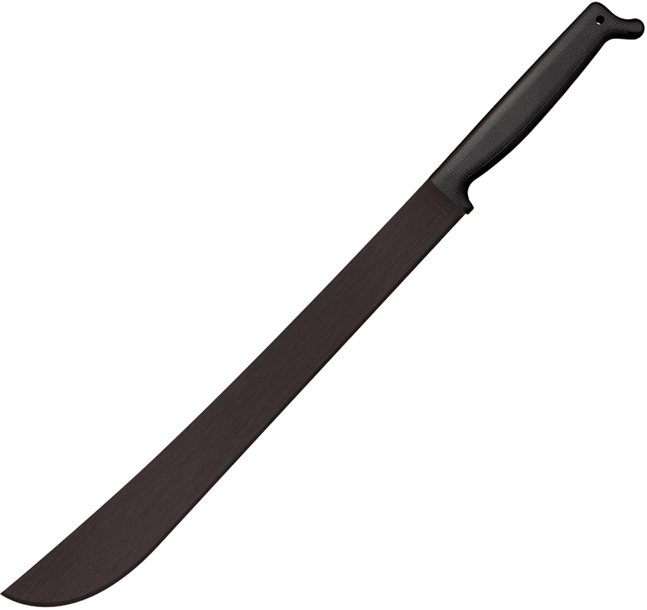 Cold Steel Two Handed Latin Machete 97TM21S, 21" 1055 Carbon Black Matte Plain Edge, Black Polypropylene Handle w/Black Cor-Ex Sheath 1 Cold Steel Two Handed Latin Machete 97TM21S, 21" 1055 Carbon Black Matte Plain Edge, Black Polypropylene Handle w/Black Cor-Ex Sheath